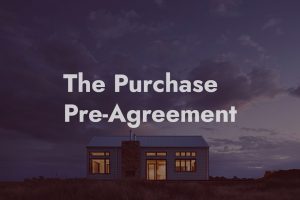 the purchase pre-agreement