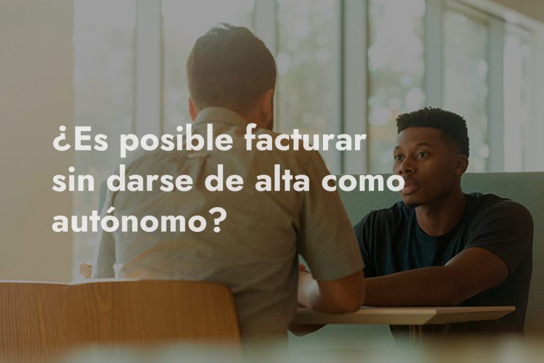 facturar sin darse de alta
