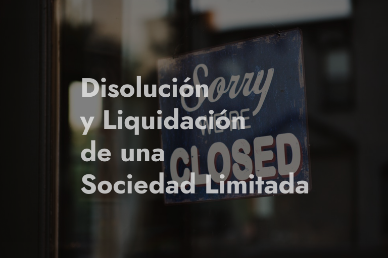 disolución y liquidación de una sociedad limitada