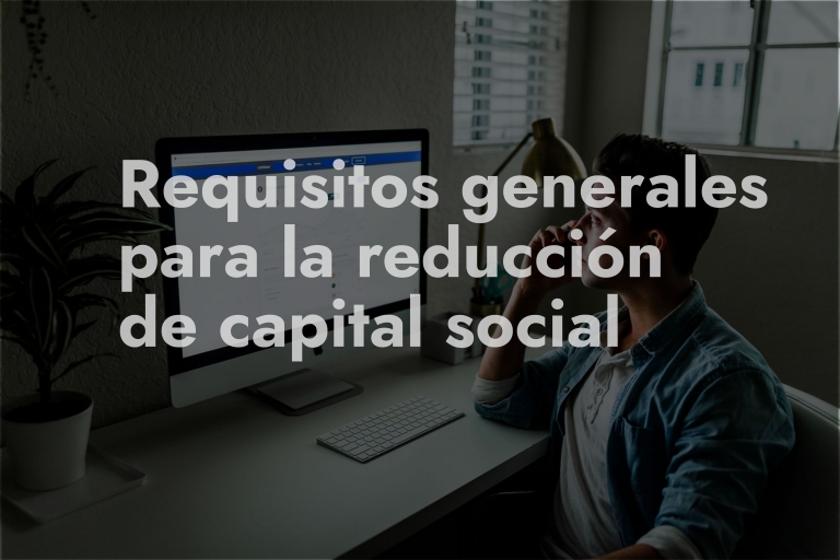 reduccion de capital social