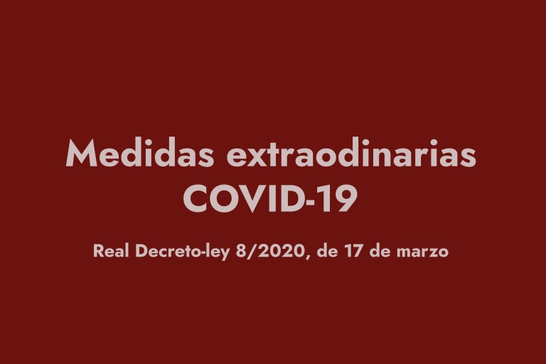 medidas covid-19 real decreto