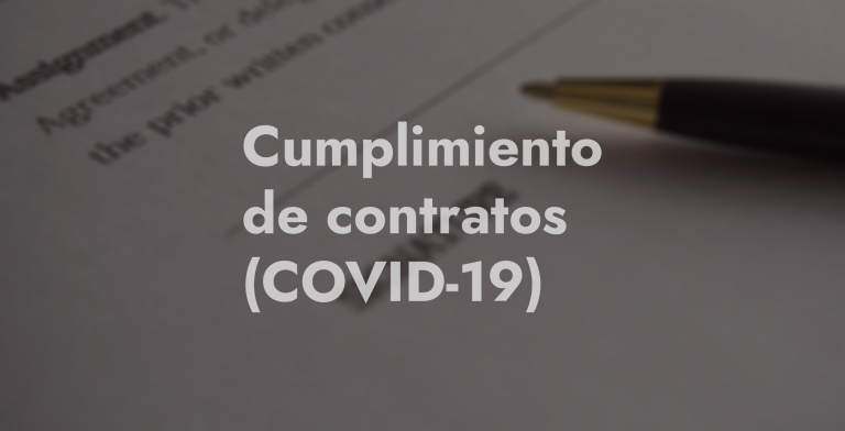cumplimiento de contratos covid