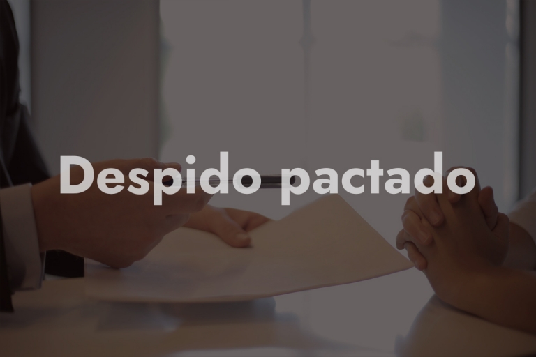 pactar despido