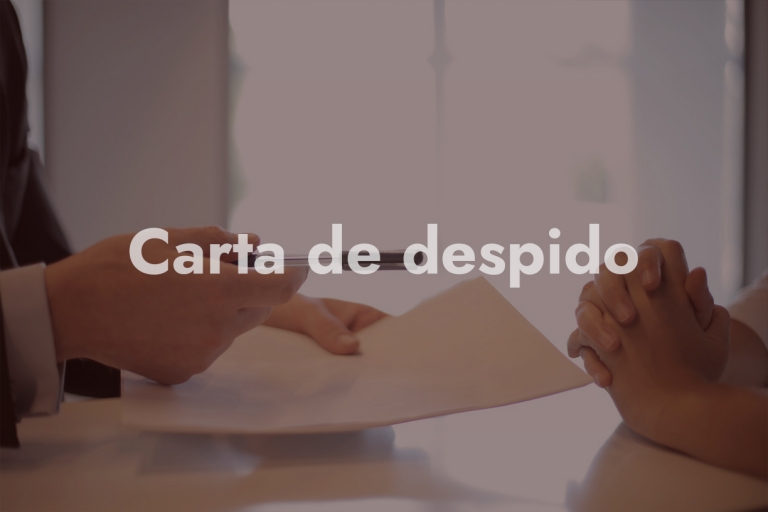 carta de despido