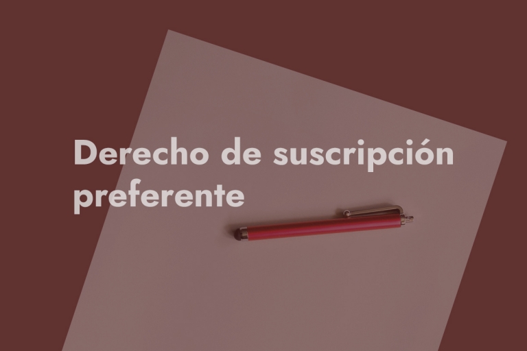 derecho de suscripcion preferente