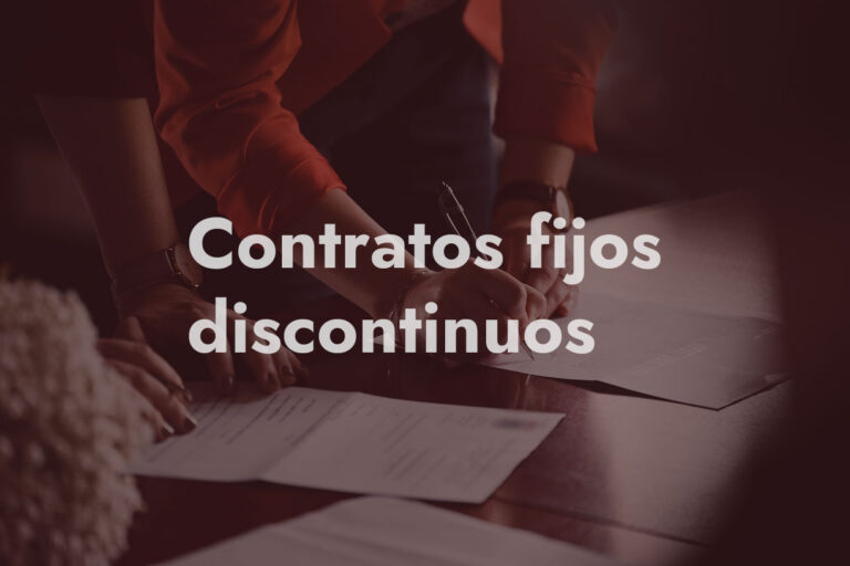 contratos fijos discontinuos