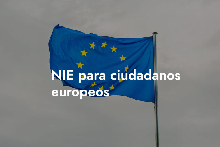 NIE ciudadanos europeos