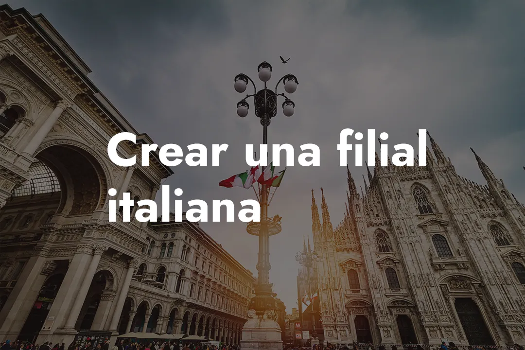 crear una filial italiana